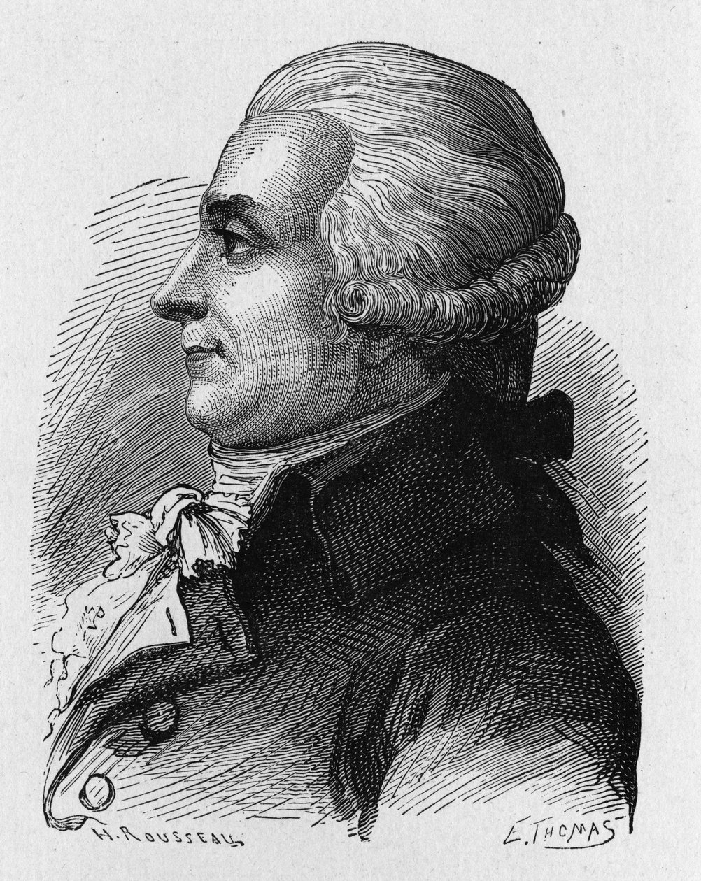 Louis-Bernard Guyton-Morveau báró (Louis Bernard Guyton de Morveau) (Guiton) (1737-1816), francia politikus, vegyész és forradalmár portréja – az „Album de la Science; jeles tudósok; Grandes disouvertes””” 1896. alkotó: French School
