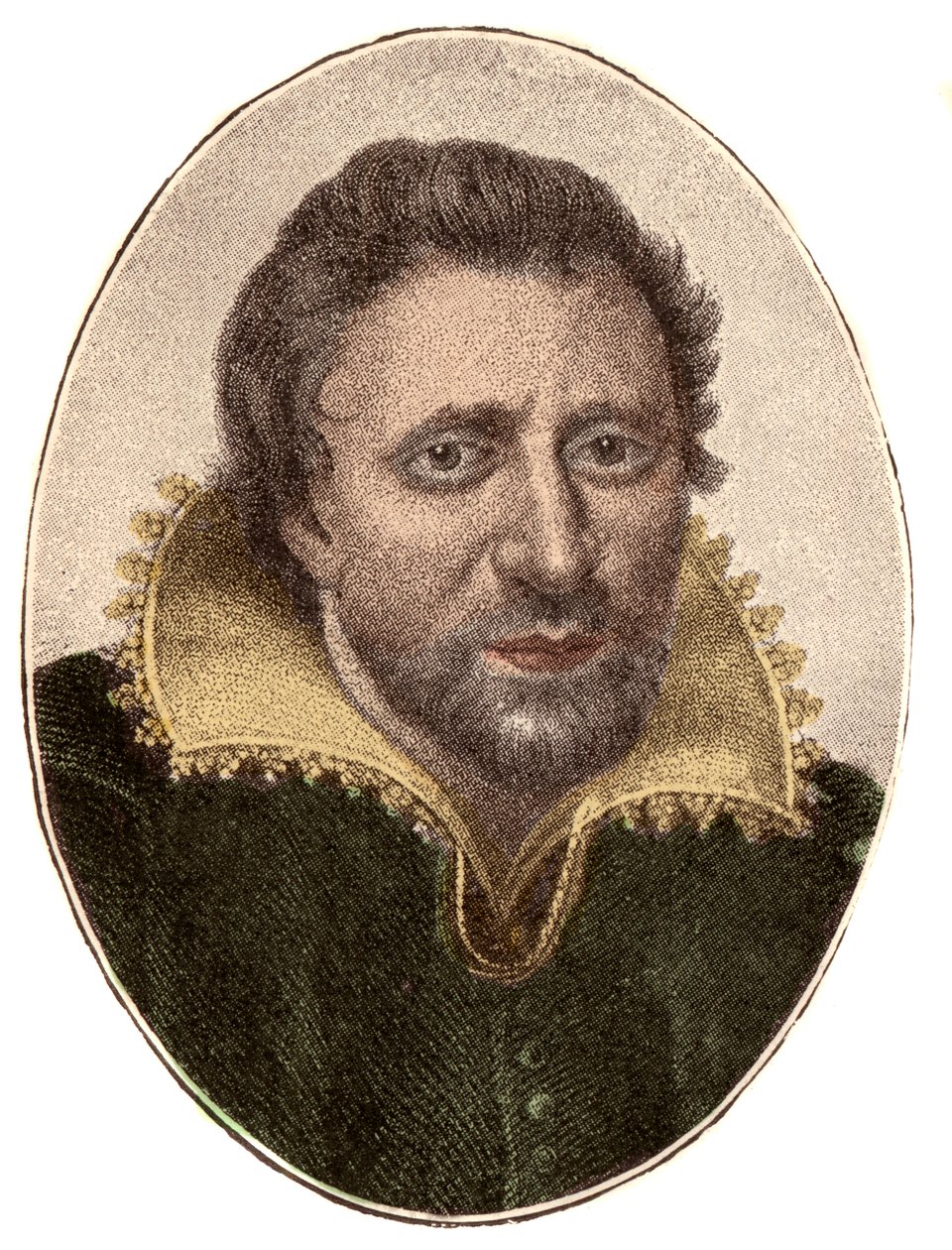 Ben Jonson (1572-1637) angol író és drámaíró portréja alkotó: French School