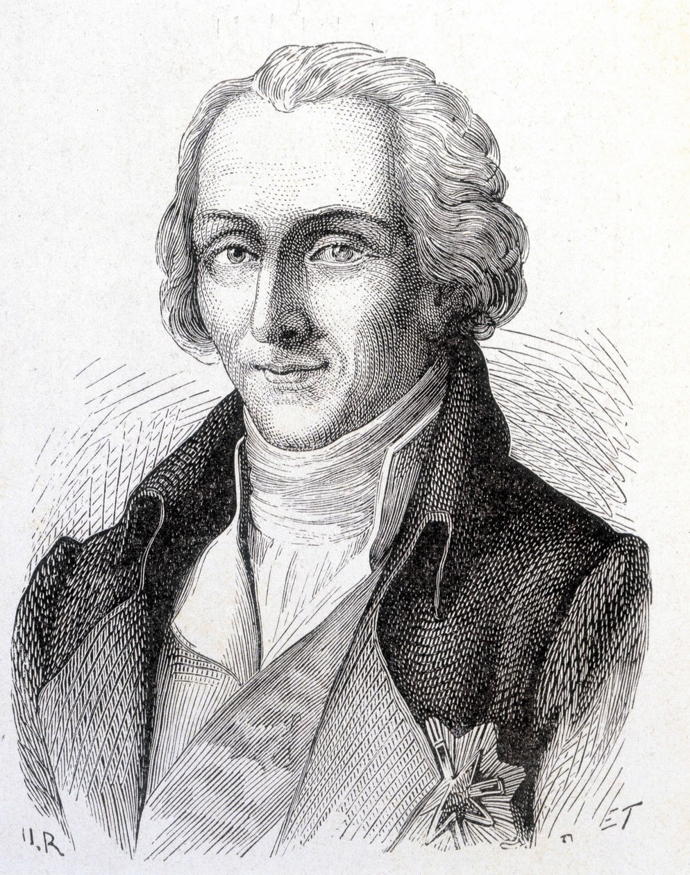 Benjamin de Rumford amerikai fizikus (1753 - 1814) portréja – a „tudomány Albumában”; jeles tudósok; Nagy felfedezések””” 1896. alkotó: French School