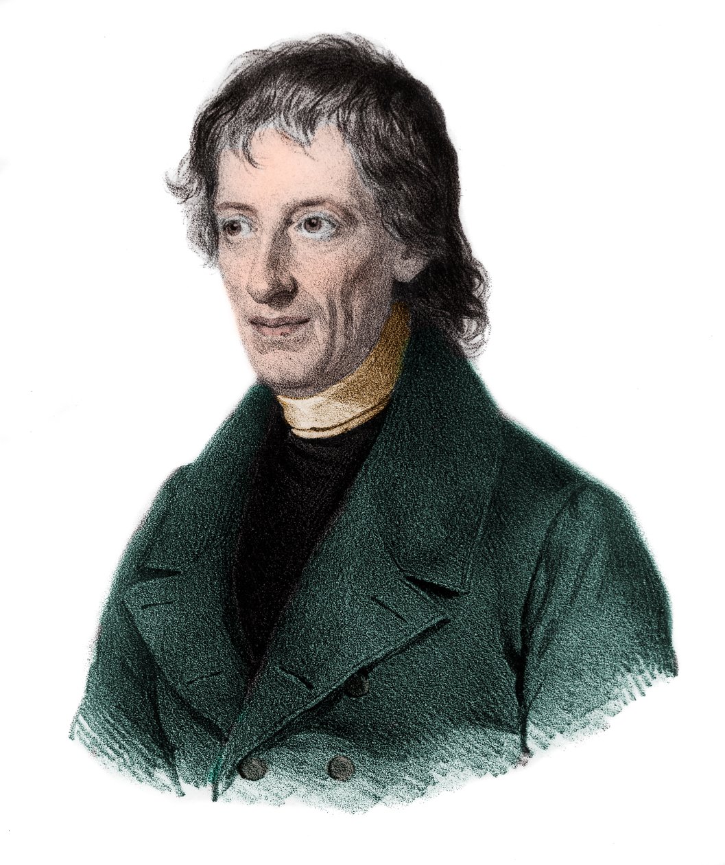 Bernhard Placidus Johann Nepomuk Bolzano (1781-1848), cseh matematikus, logikus, filozófus, teológus portréja. alkotó: French School