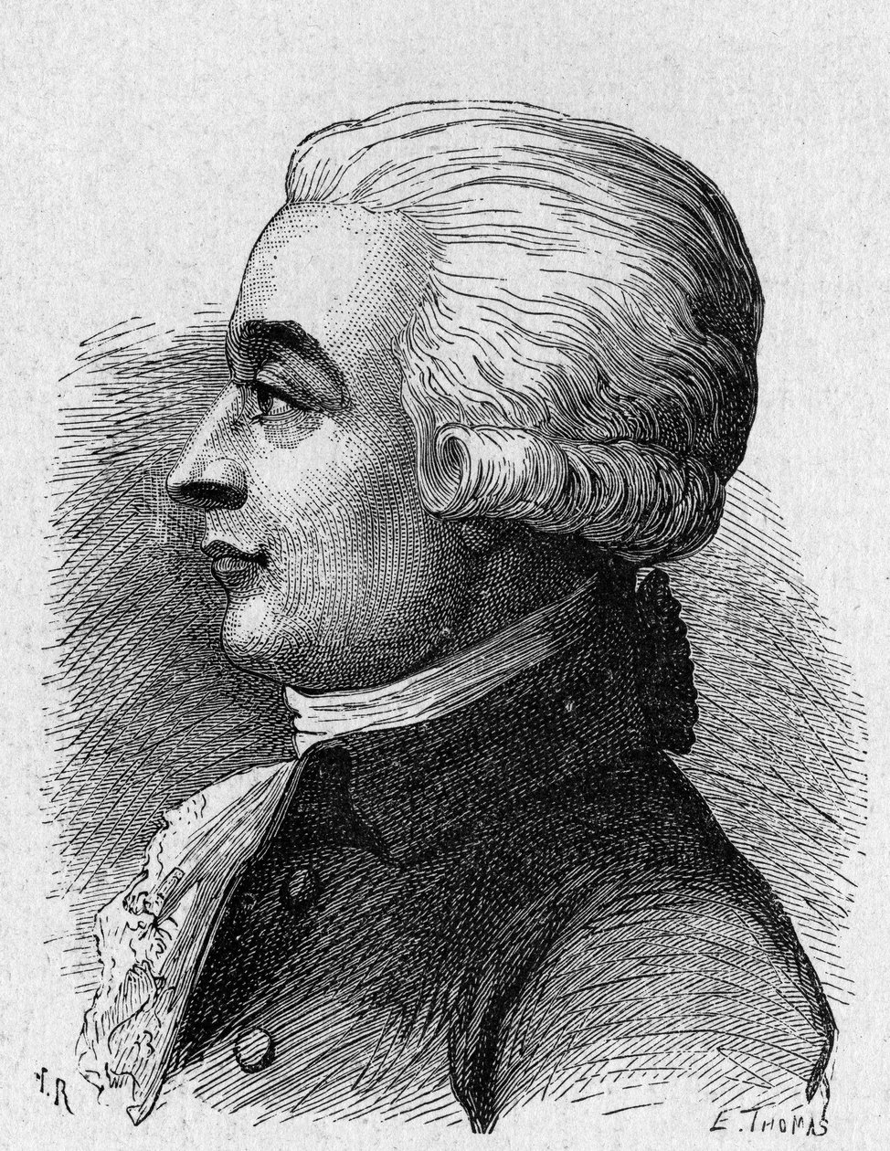 Blanchard portréja (1709 - 1853), francia repüléstechnika - a „” Album de la Science-ben; jeles tudósok; Nagy felfedezések””” 1896. alkotó: French School