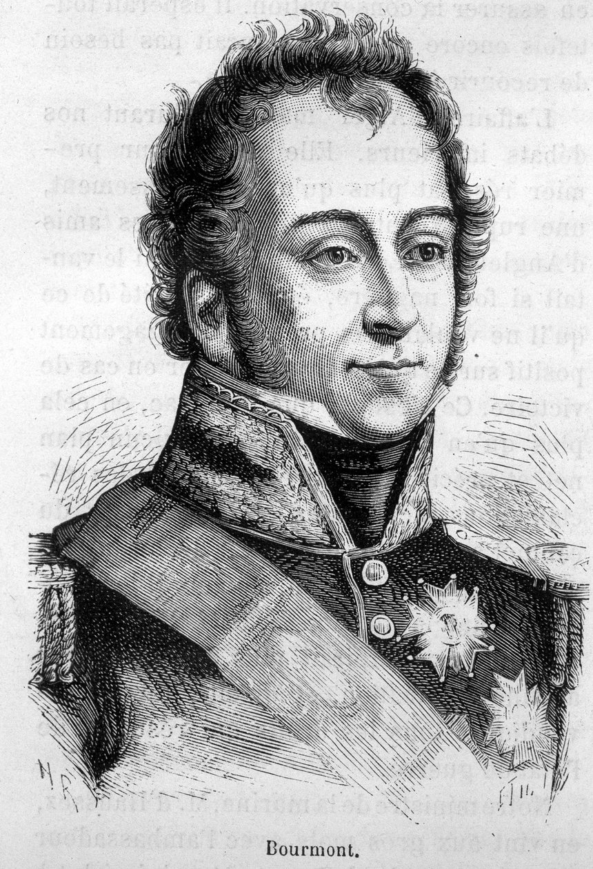 Bourmont, Ghaisnes grófja, Franciaország marsallja (1773-1846) portréja – Henri Martin "L