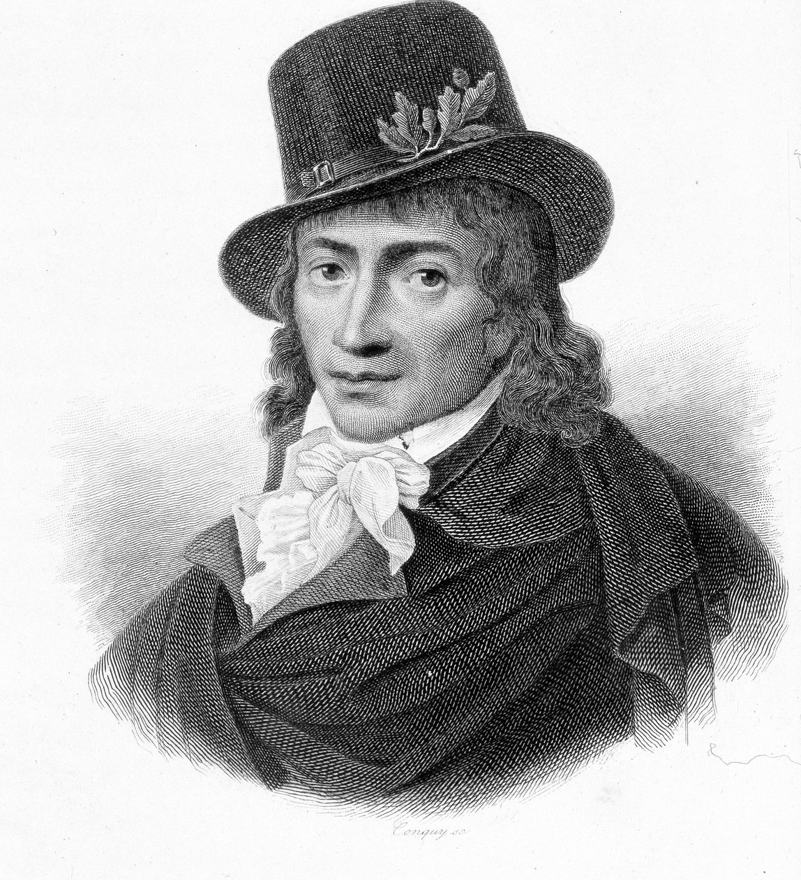 Camille Desmoulins (1760-1794) francia publicista és politikus portréja. - Thiers „Revolution francaise” című könyvében. 19. század alkotó: French School