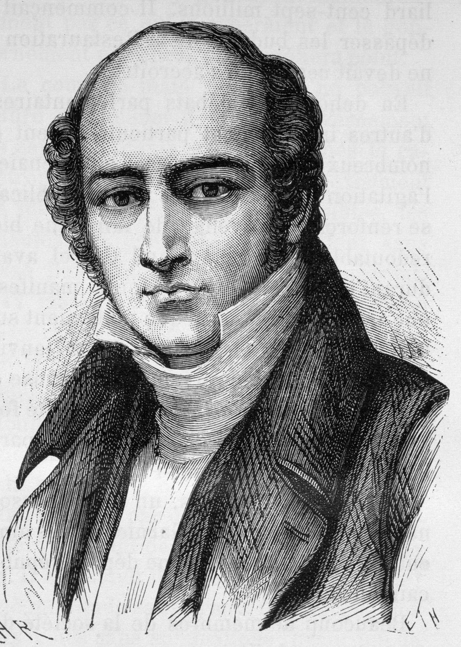 Camille Hyacinthe Odilon Barrot (1791-1873) francia politikus portréja – Henri Martin „L’Histoire de France” című művében alkotó: French School
