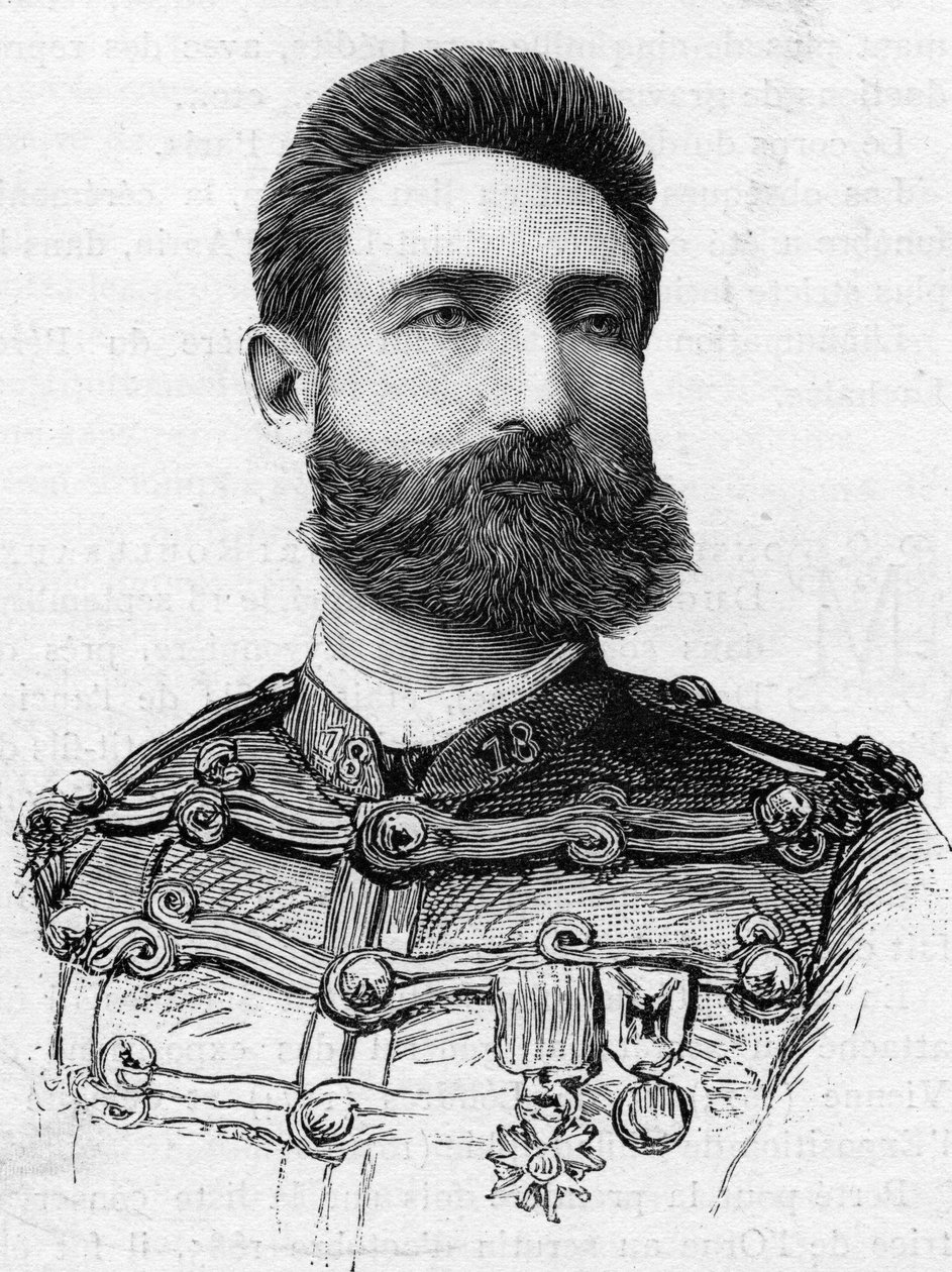 J. Schmidt százados (1842-1887) arcképe. alkotó: French School