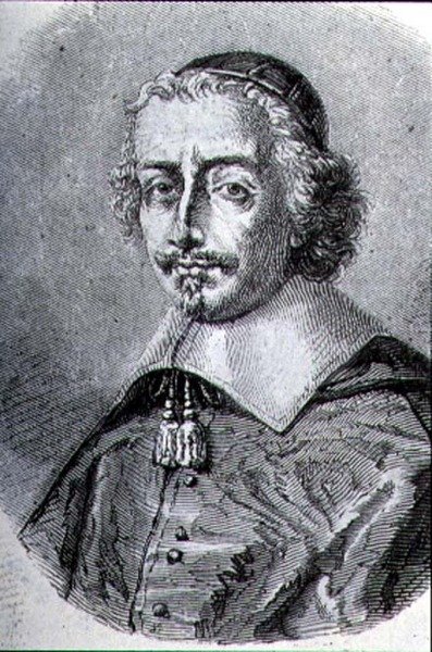 Mazarin bíboros (1602-61) portréja (metszet) alkotó: French School