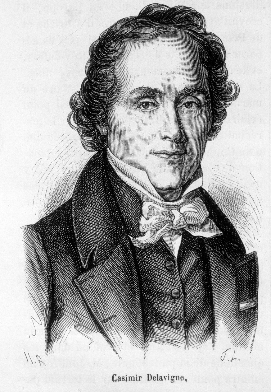 Casimir Delavigne francia költő és drámaíró (1793-1843) portréja. alkotó: French School