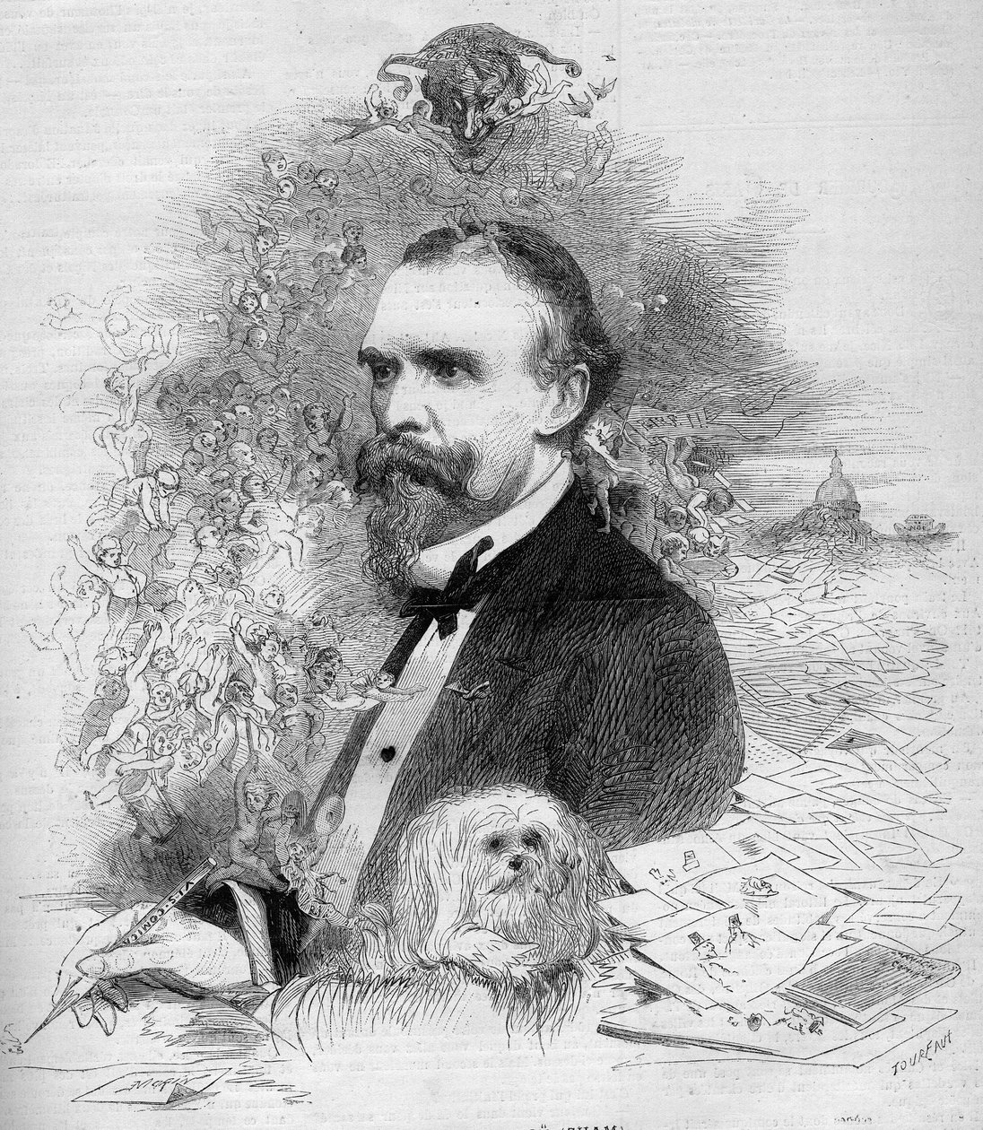 Cham portréja (Amedee Comte de Noe dit alkotó: French School