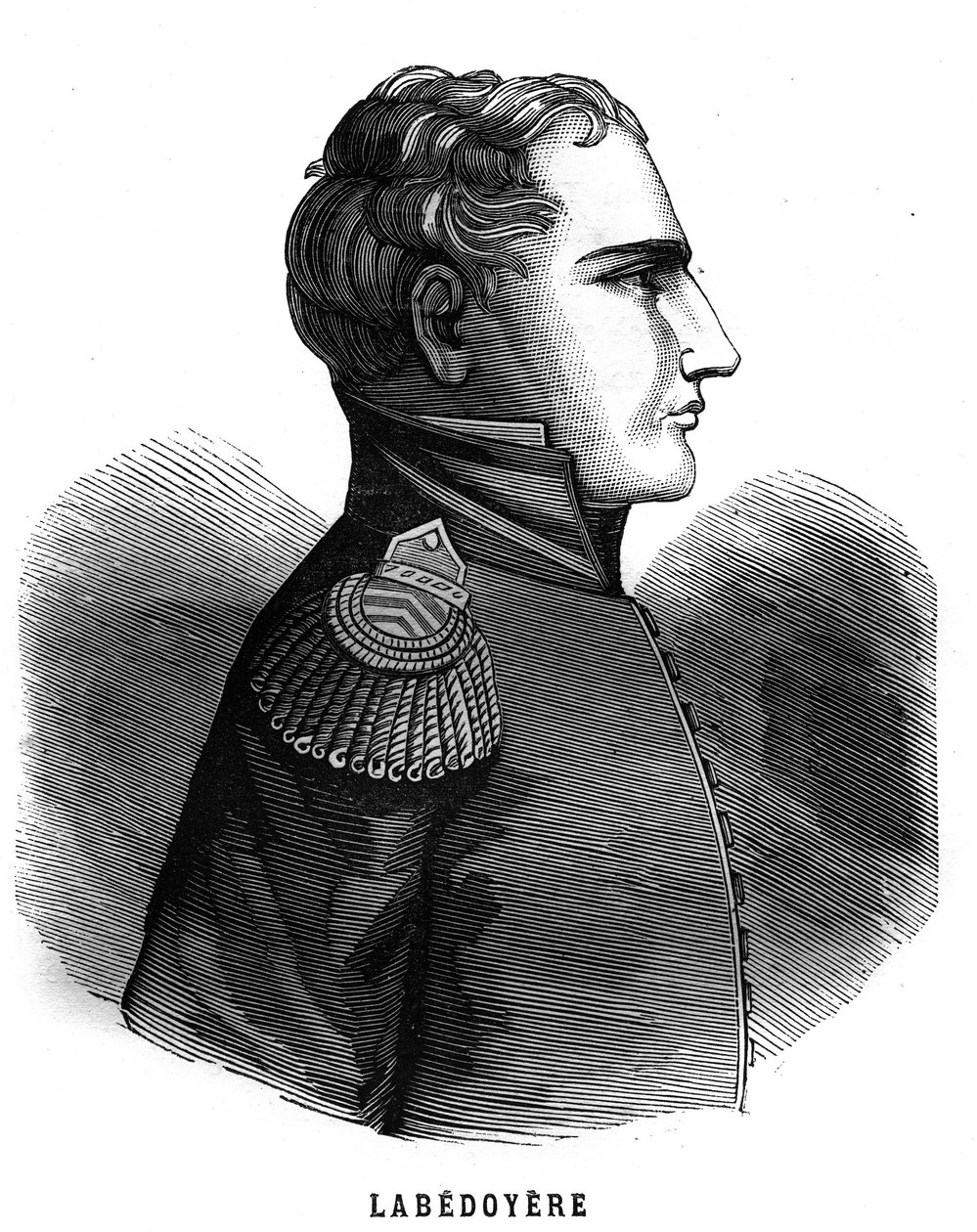 Charles Angelique Francois Huchet de La Bedoyere portréja (Labedoyere alkotó: French School