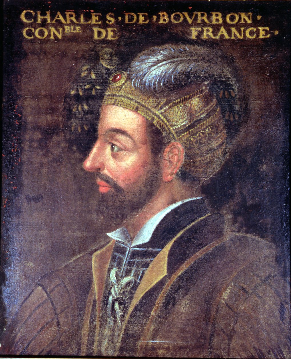 III. Károly (1490-1527) Bourbon hercegének portréja, 1617-38 alkotó: French School