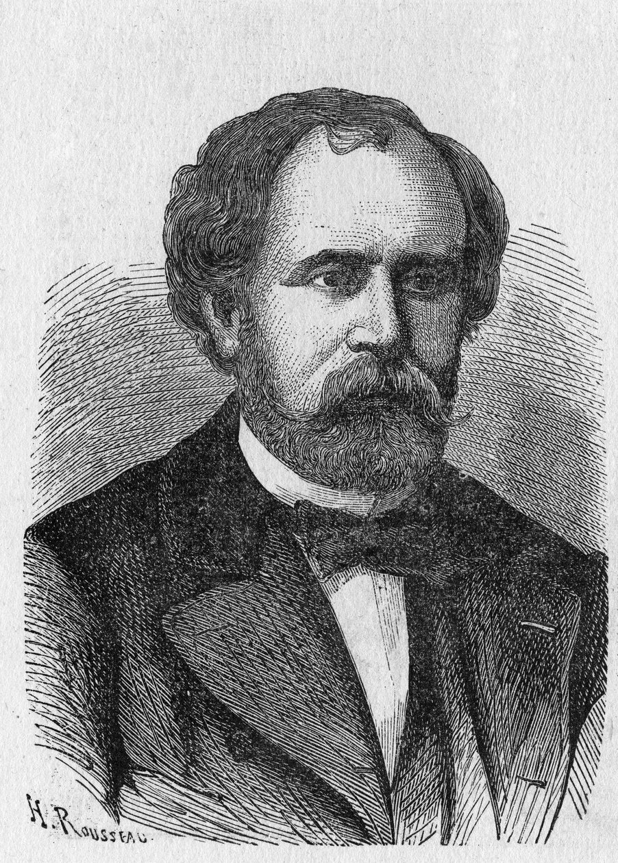 Charles Laurent portréja – a Tudományos albumban; jeles tudósok; Nagy felfedezések””” 1896. alkotó: French School