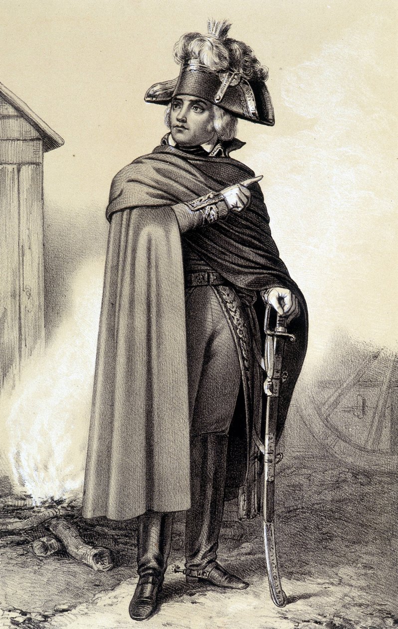 Charles Pichegru francia tábornok (1761-1804) portréja. Albert Morin ""A francia forradalom történeti galériájában"" című művében alkotó: French School