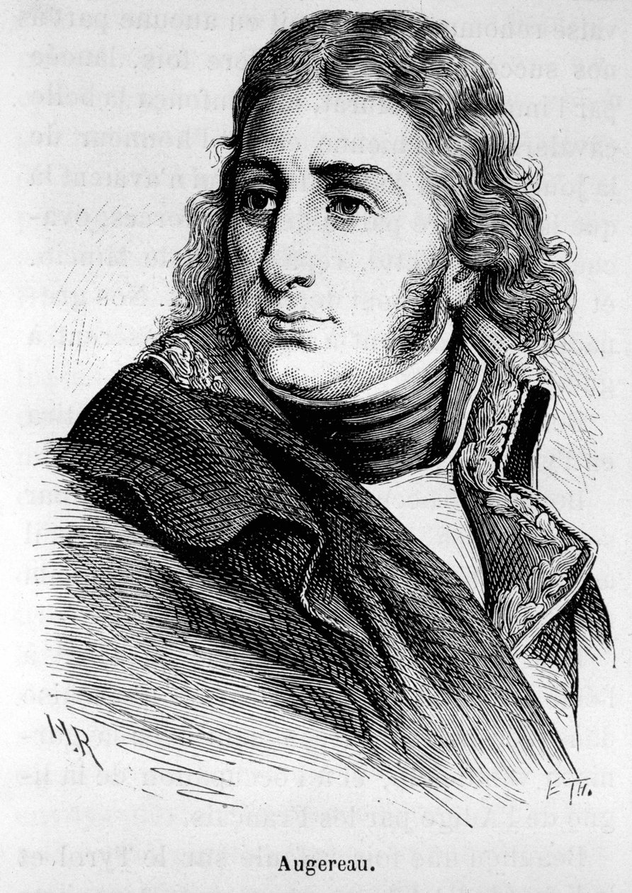 Charles Pierre Francois Augereau francia tábornok (1757-1816) portréja – Henri Martin „L’Histoire de France” című könyvében alkotó: French School
