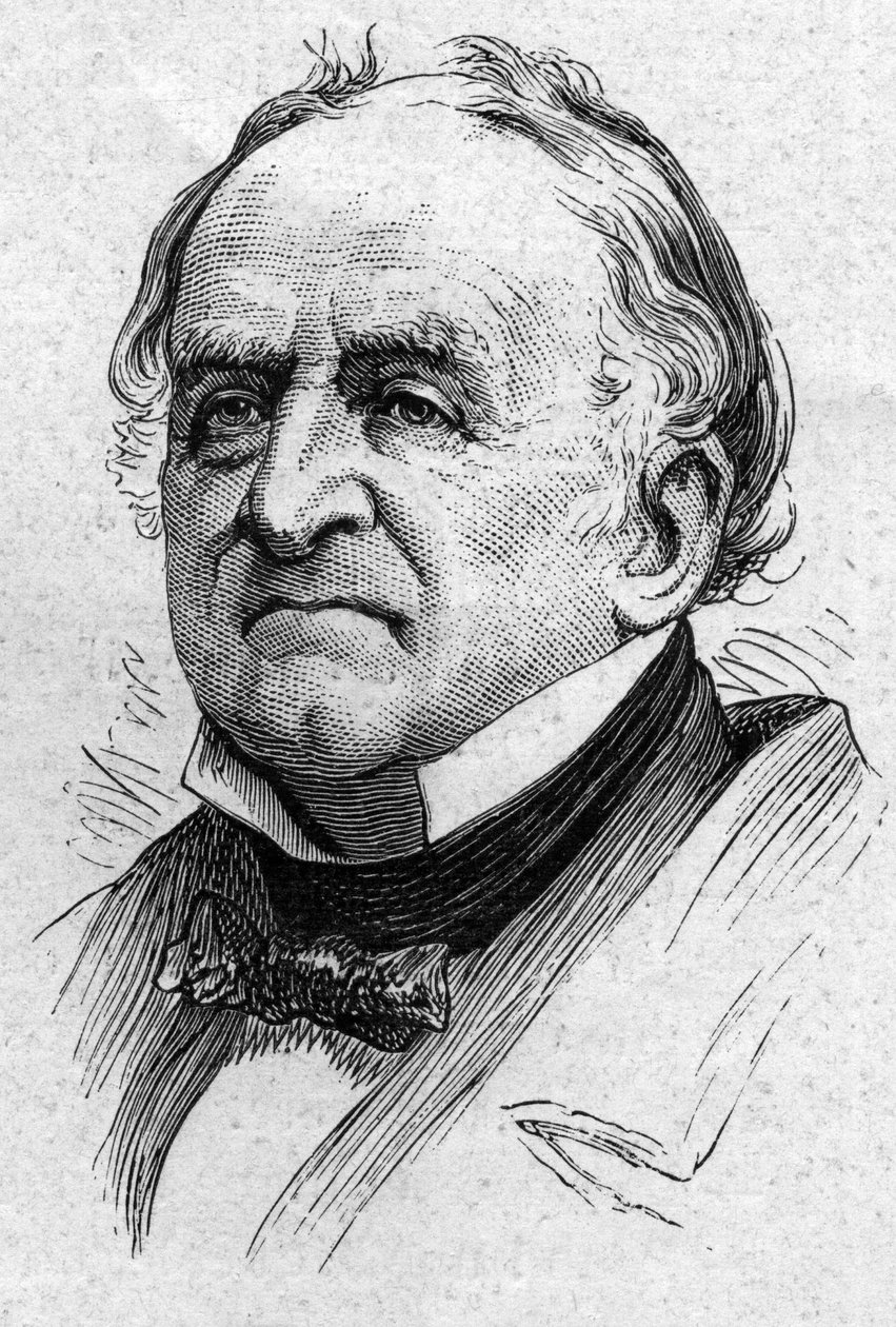 Charles de Viel Castel (Viel-Castel) (1800-1887) francia diplomata és akadémikus portréja. Metszet a „” Le Monde Illustré”” 883. számában, 1874. március 14. alkotó: French School