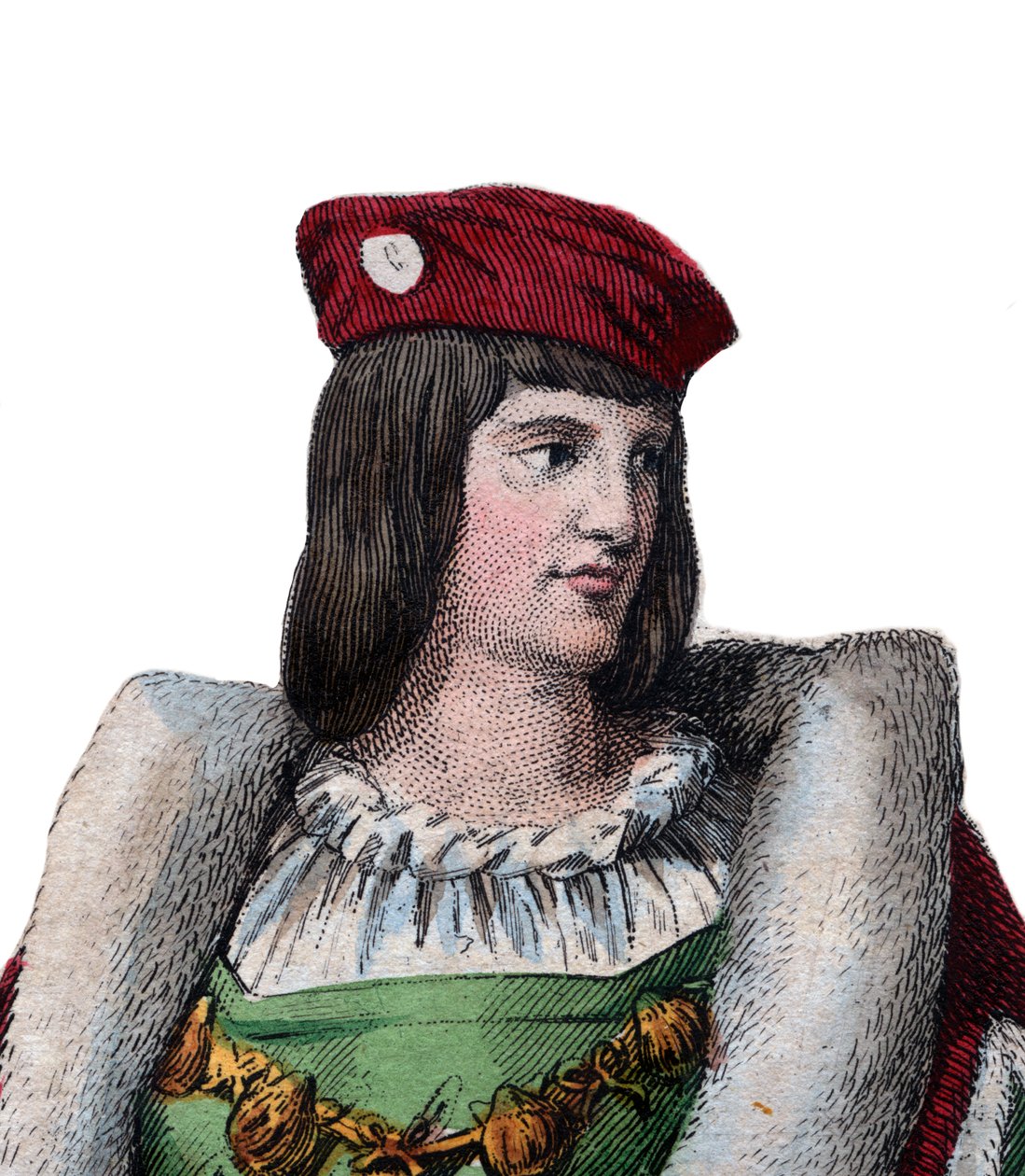 Valois Károly orléans-i herceg (1394-1465), francia költő és XII. Lajos francia király apja portréja. alkotó: French School