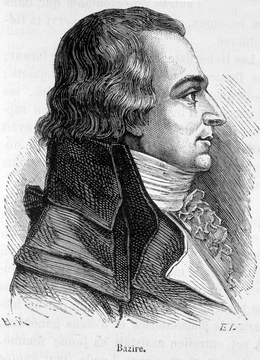 Claude Basire vagy Bazire (1764-1794), francia politikus portréja – Henri Martin „L’Histoire de France” című művében alkotó: French School