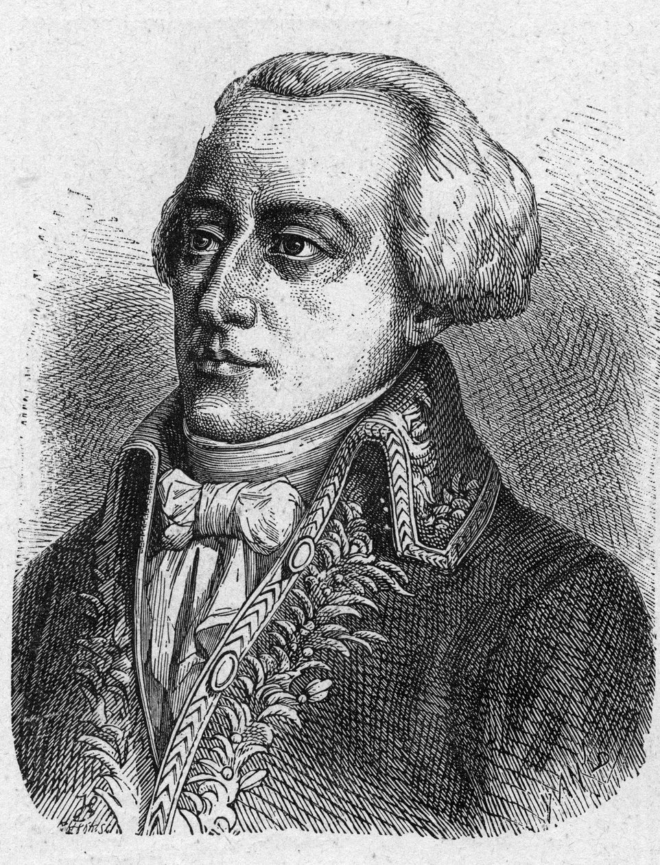 Claude Louis Petiet (1749 - 1806), hadibiztos portréja. Metszet 1889-ből. Magángyűjtemény. alkotó: French School
