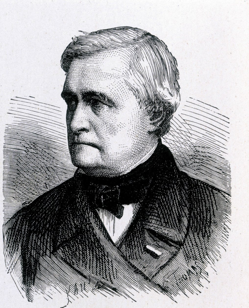 Claude Pouillet francia fizikus (1790 - 1868) portréja - az Album de la Science című kiadványban; jeles tudósok; Nagy felfedezések””” 1896. alkotó: French School