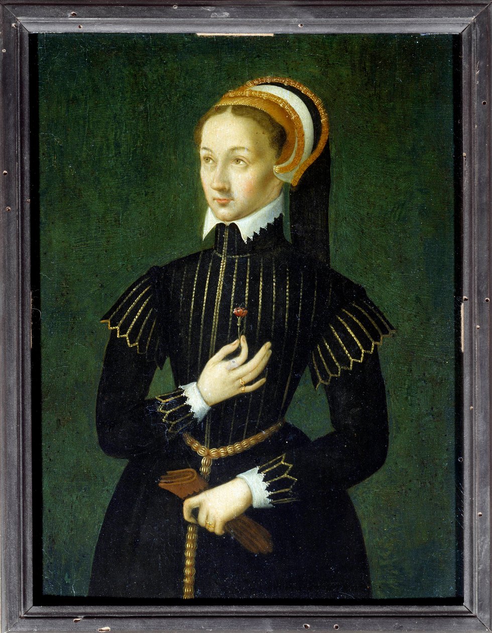 Claude de France (1499-1524) francia királynő és I. Francois felesége portréja A 16. századi Anonymous festmény. V 0,28x0,21 m Chantilly, musee Conde alkotó: French School