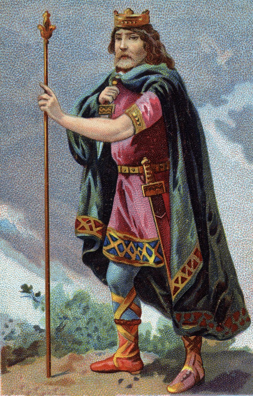 Clotaire portréja (Clothaire) I, a frankok királya 511a 561). alkotó: French School