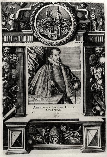 Anton Fugger gróf portréja (1493-1535) alkotó: French School