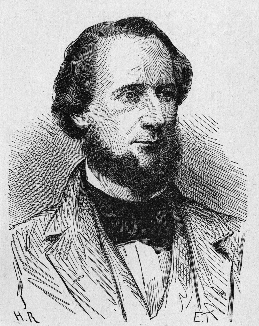 Cyrus West Field (1819 - 1892) amerikai iparos portréja - a „tudomány Albumában”; jeles tudósok; Nagy felfedezések””” 1896. alkotó: French School