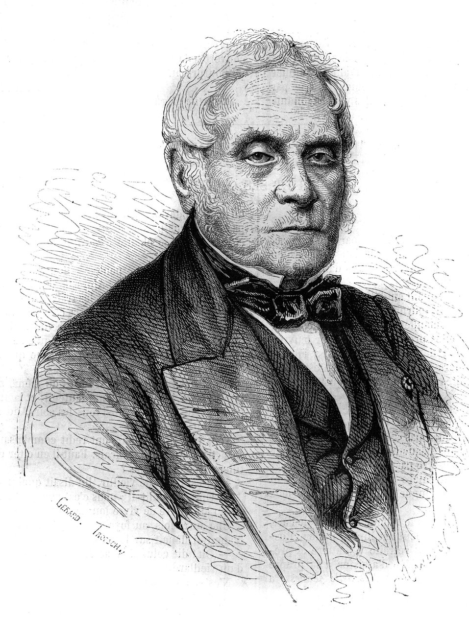 Daniel Francois Esprit Auber (Daniel-Francois-Esprit) (1782-1871) francia zeneszerző portréja. Metszet 1867-1868. alkotó: French School