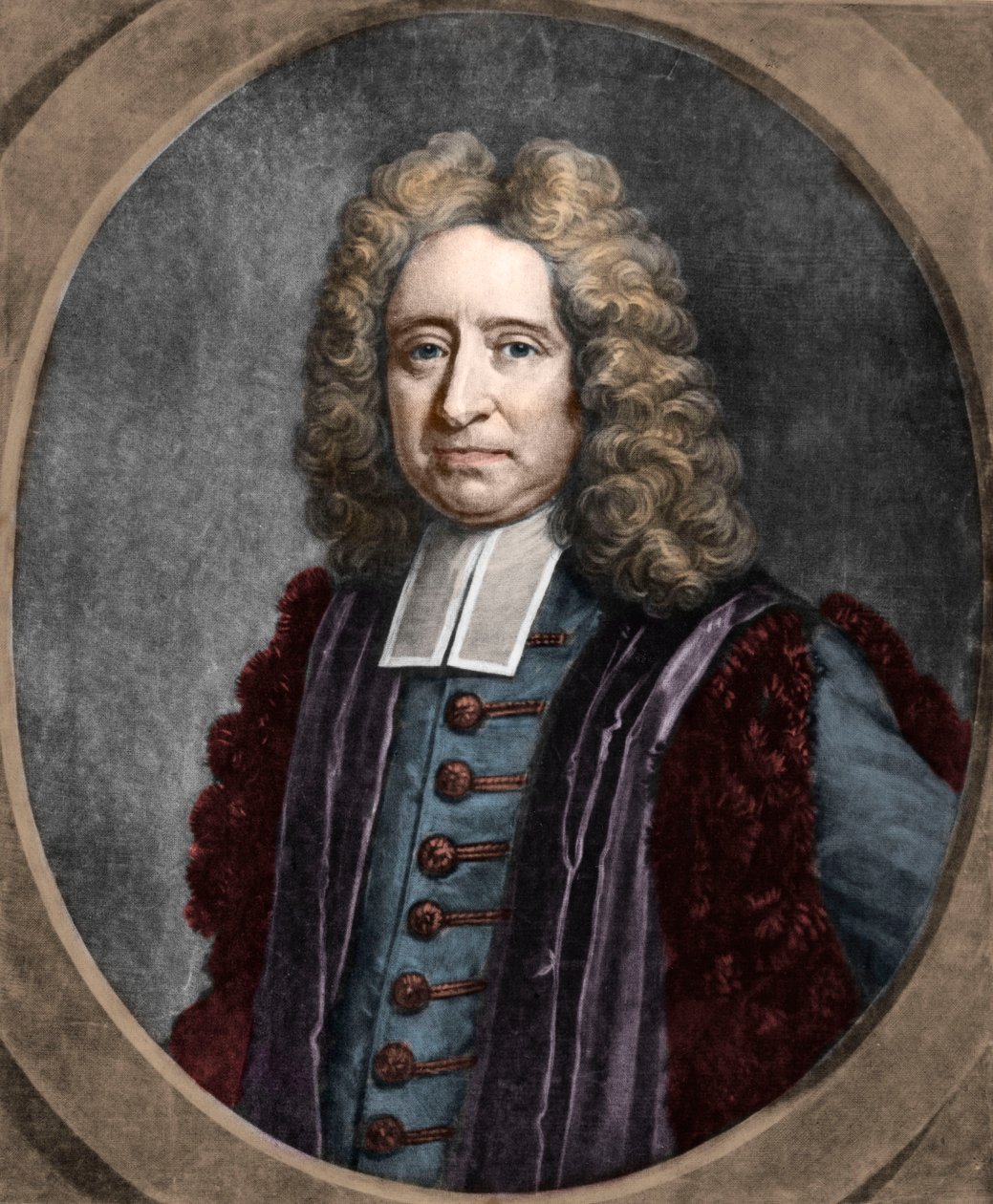 Edmond Halley (1656-1742) angol csillagász portréja alkotó: French School