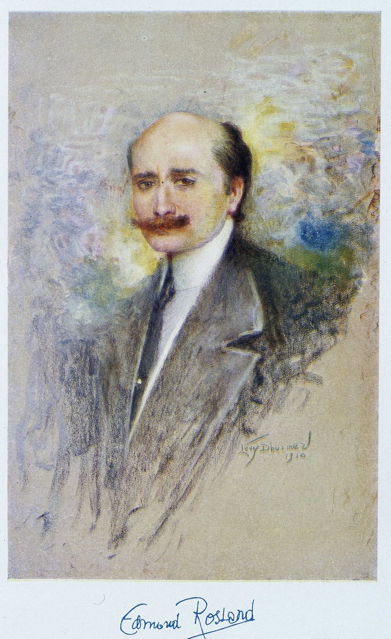 Edmond Rostand portréja 1910-ben alkotó: French School