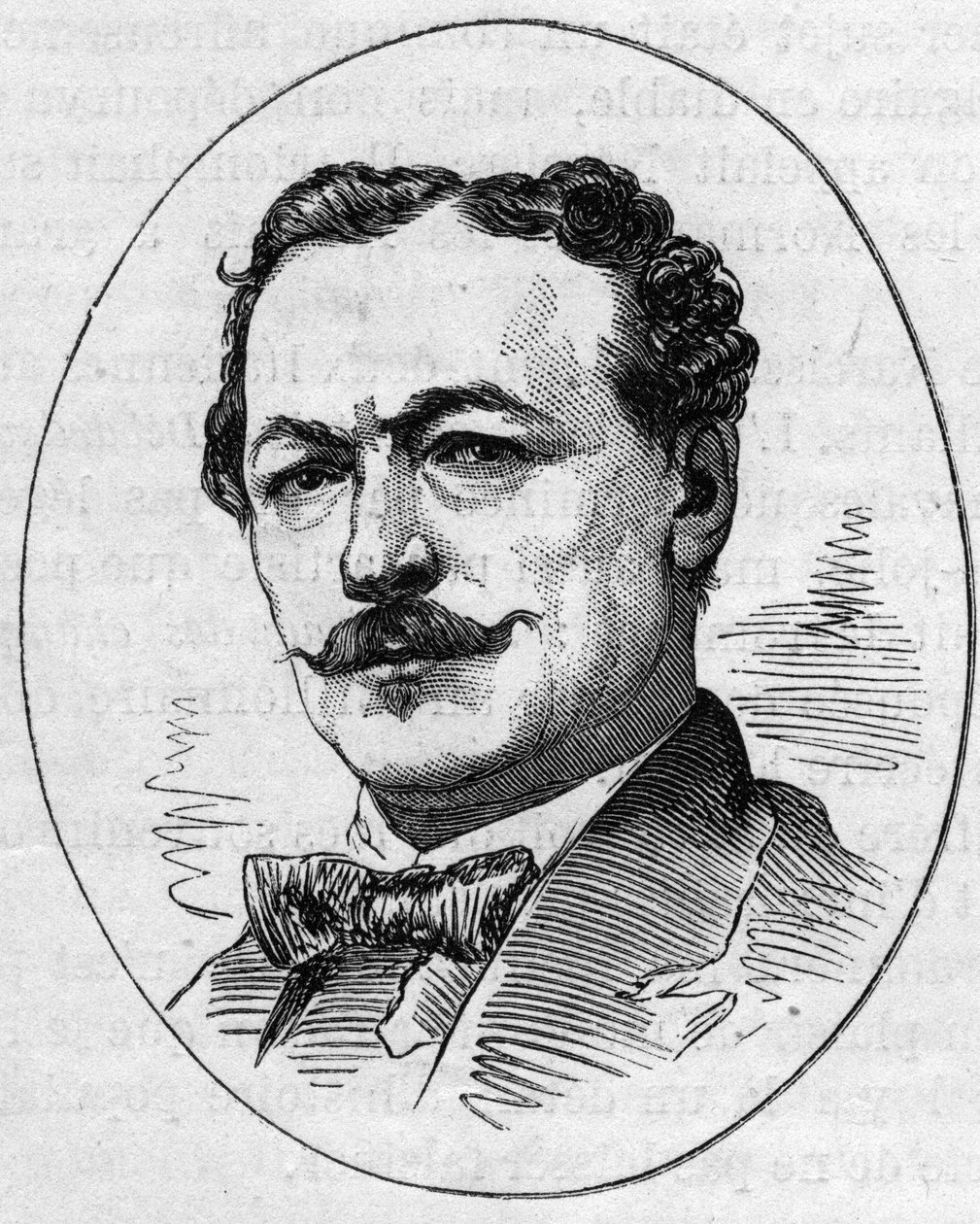 Edouard Louis Dubufe (1820-1883) francia festő portréja. Metszet a „” Le Monde Illustré”” 890. számában, 1874. május 2.. alkotó: French School