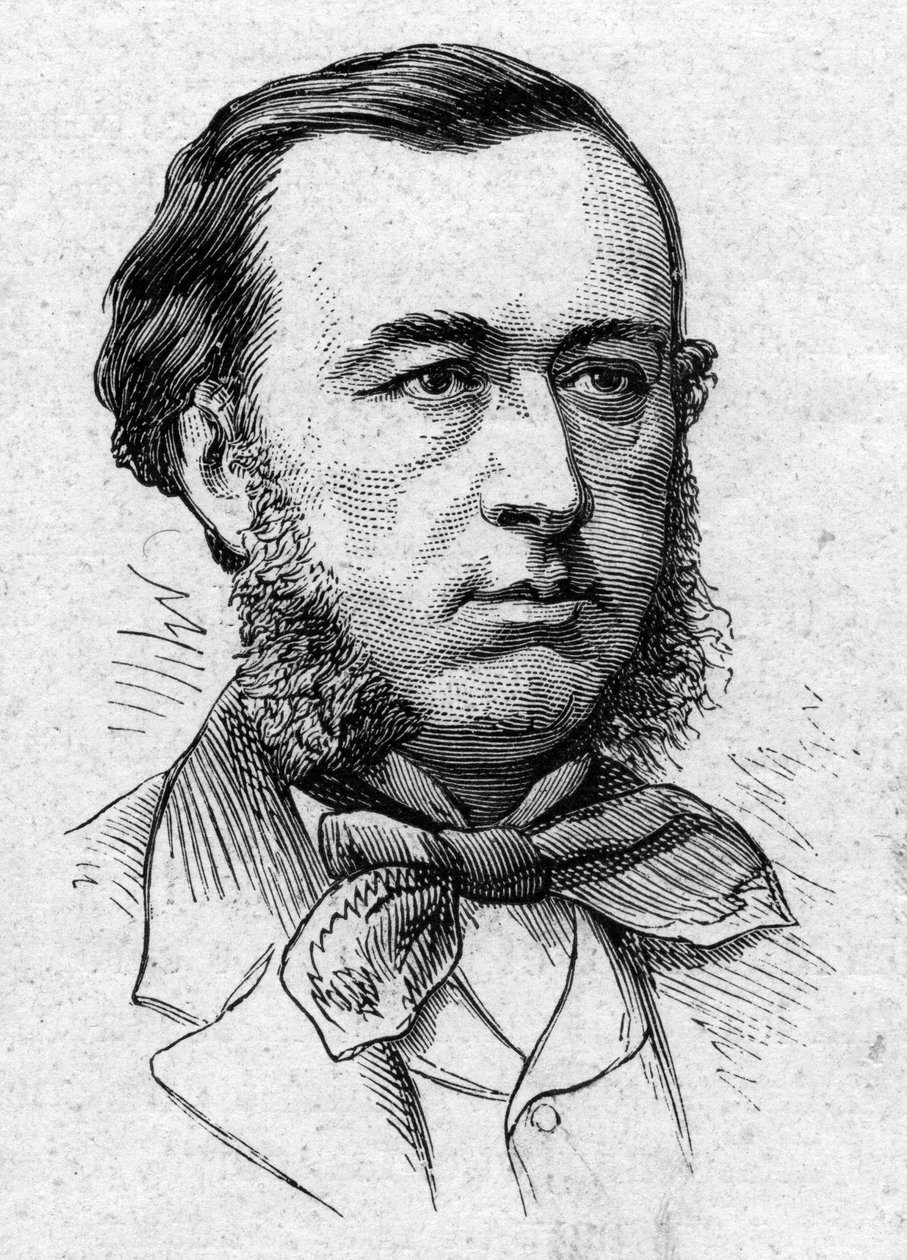 Elme Marie Caro (1826-1887) francia filozófus portréja. Metszet a „” Le Monde Illustré”” 883. számában, 1874. március 14. alkotó: French School