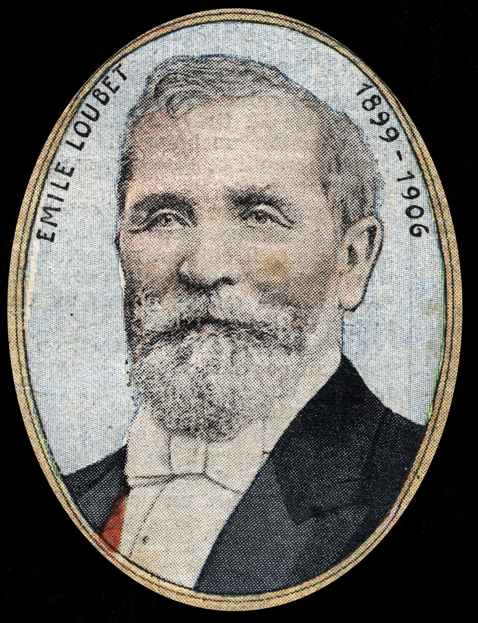 Emile Loubet (1836-1929), a Francia Köztársaság elnökének portréja. alkotó: French School