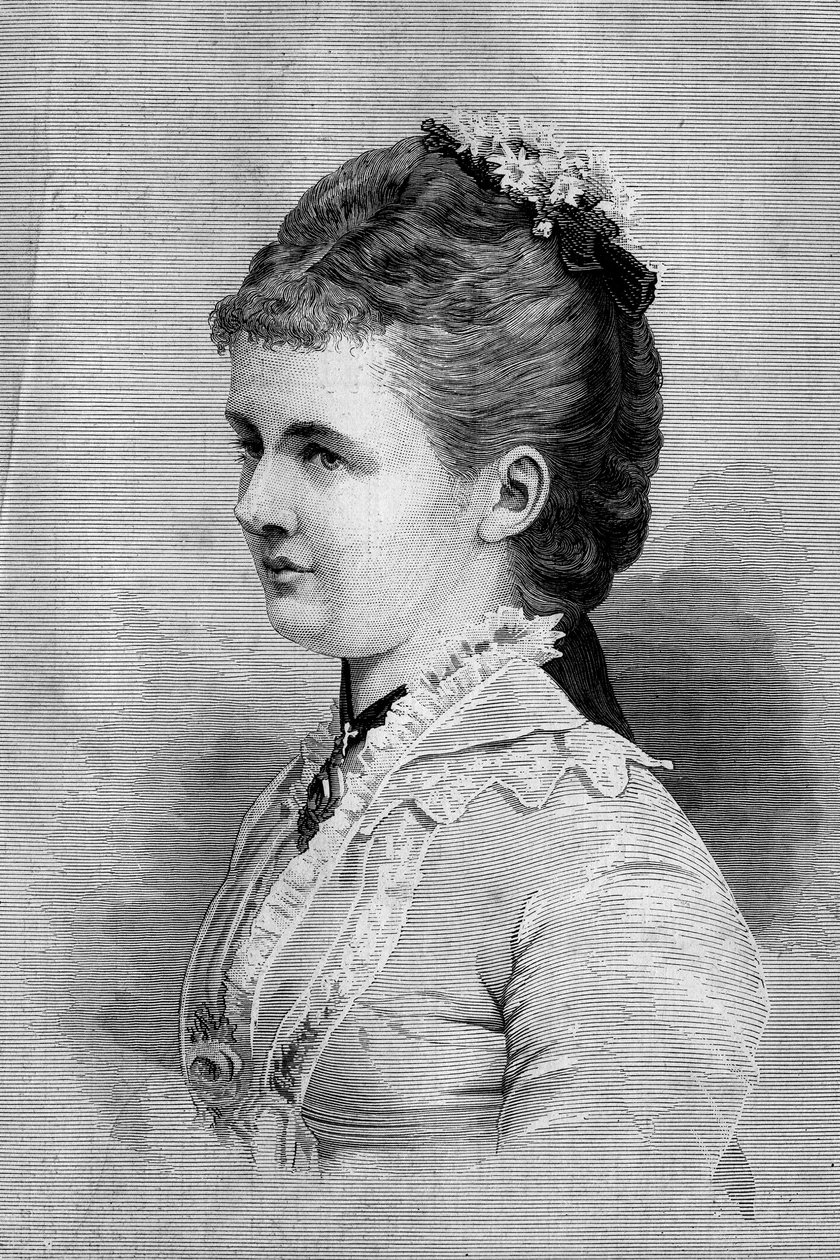 Emma de Waldeck Pyrmont (Waldeck-Pyrmont) (1858-1934), Hollandia királynőjének portréja. Metszet a „Le Monde Illustré” 1139. számában, január 25 alkotó: French School