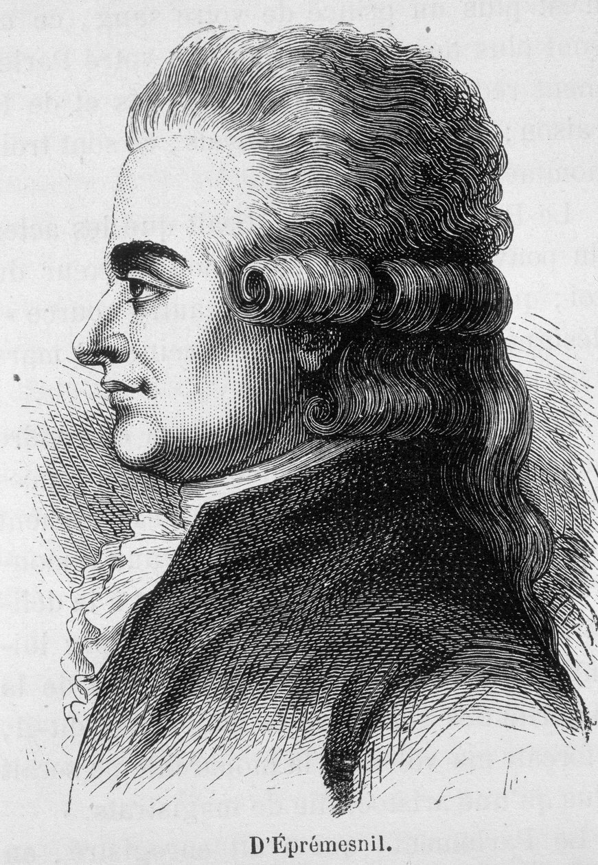 Eprémesnil francia bíró és politikus (1746-1794) portréja – Henri Martin „” L