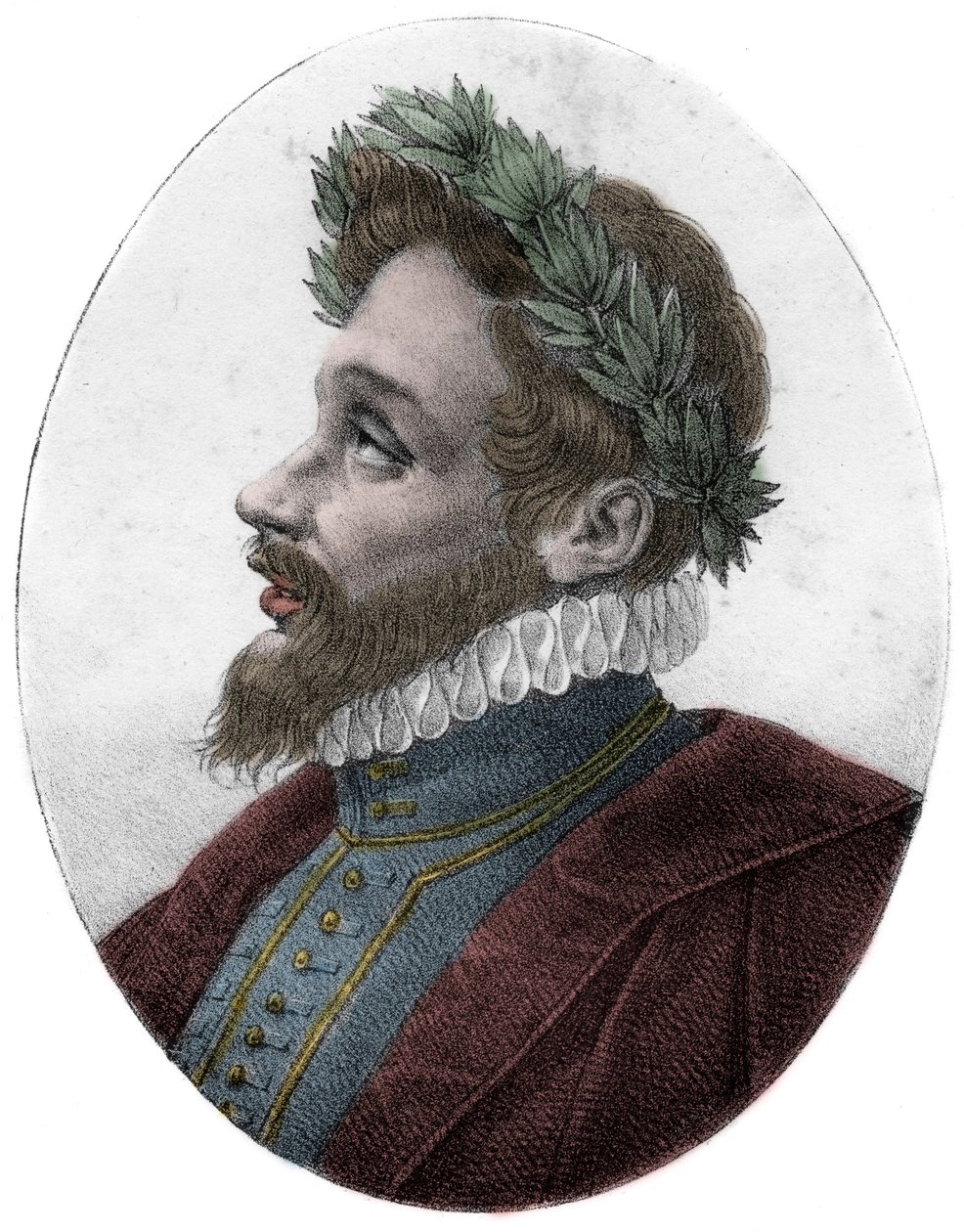 Etienne Jodelle portréja (Párizs alkotó: French School