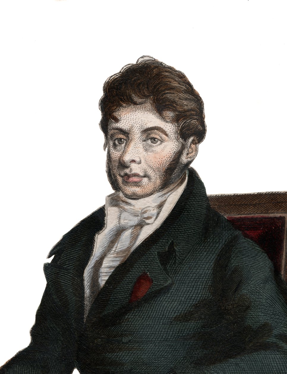 Etienne Nicolas Mehul (1763-1817) francia zeneszerző portréja. alkotó: French School