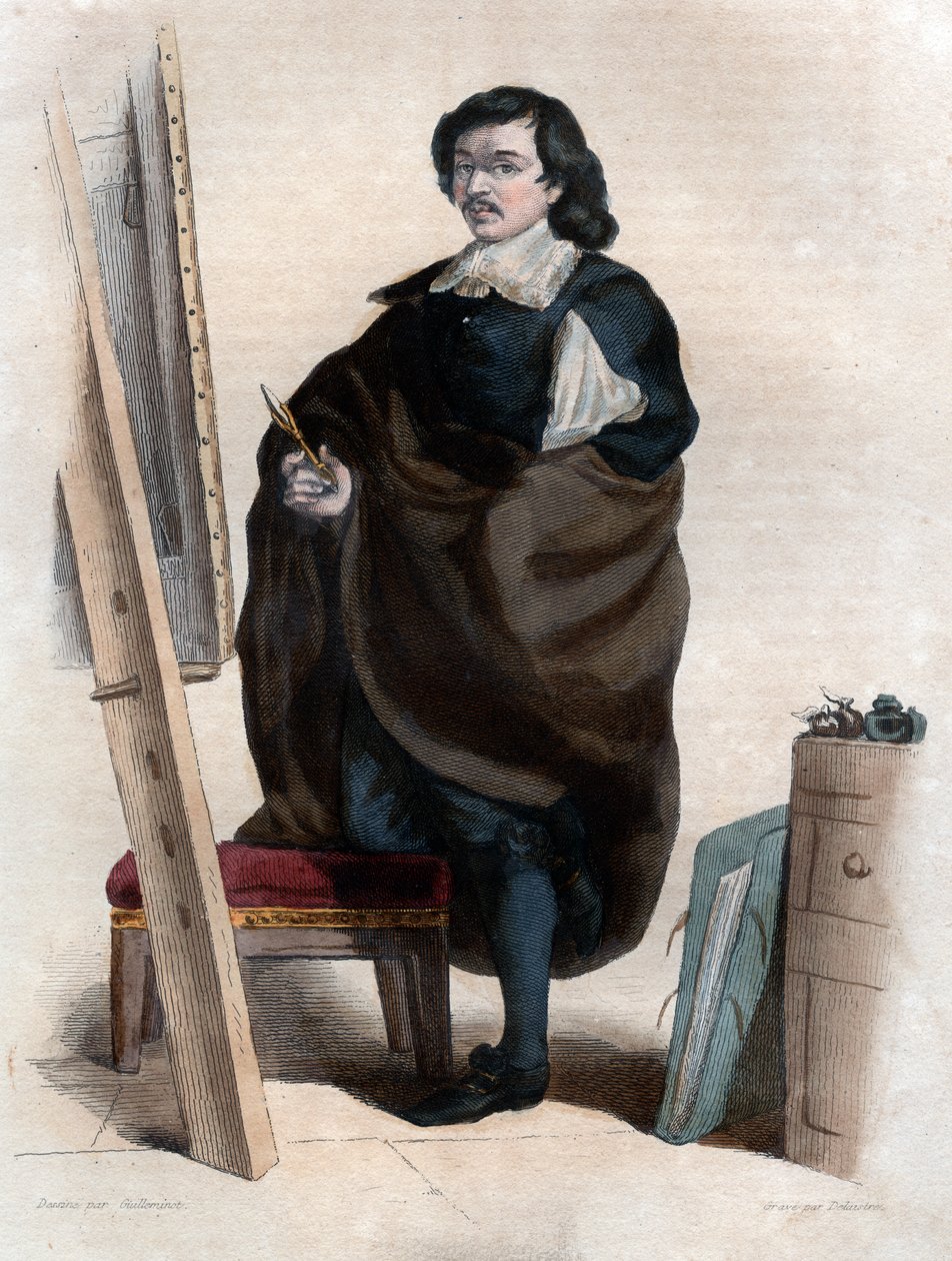 Eustache Le Sueur vagy Lesueur (1617-1655), francia festő portréja. alkotó: French School