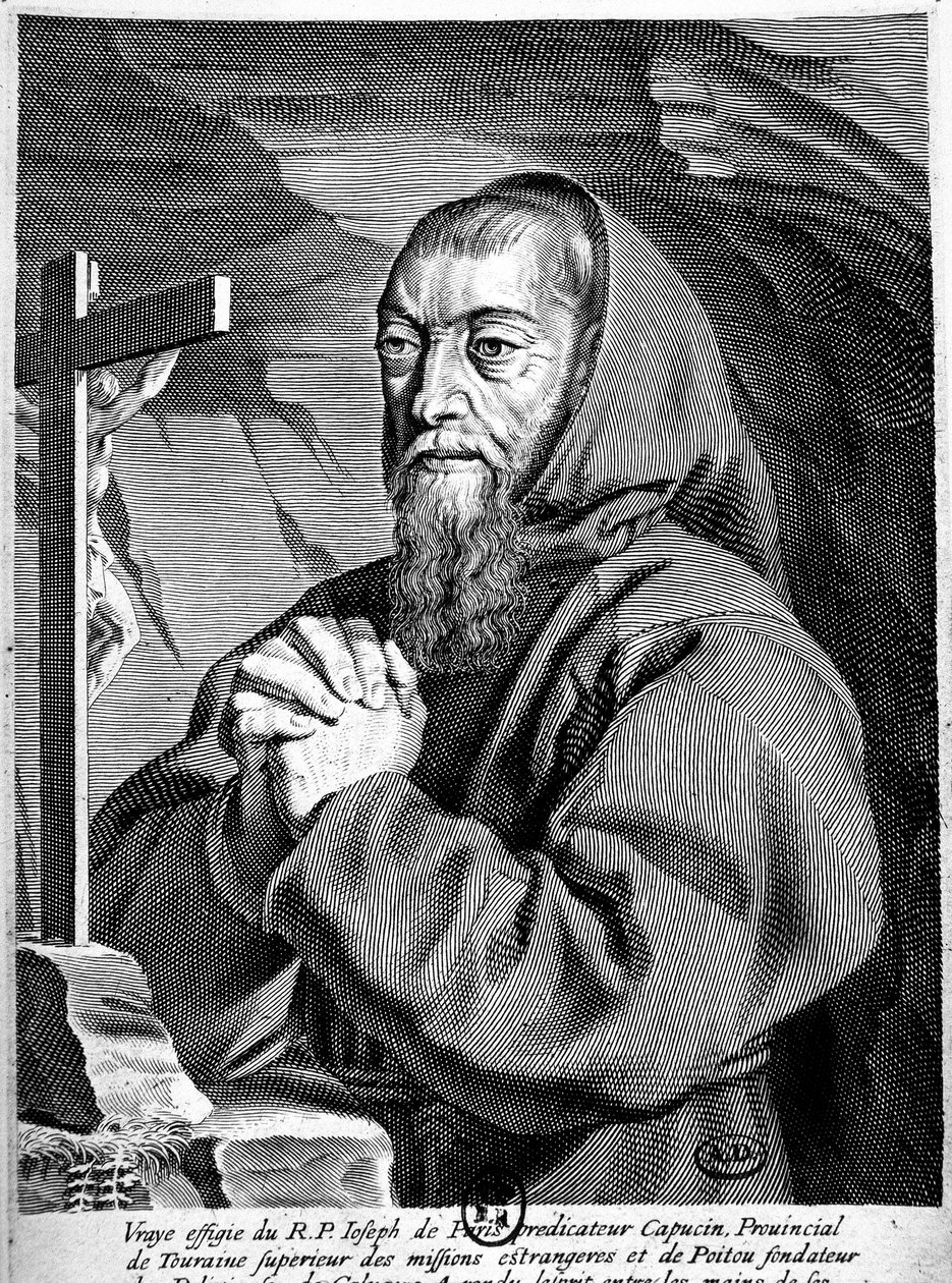 József atya (1577-1638), a kapucinusok prédikátorának portréja. alkotó: French School