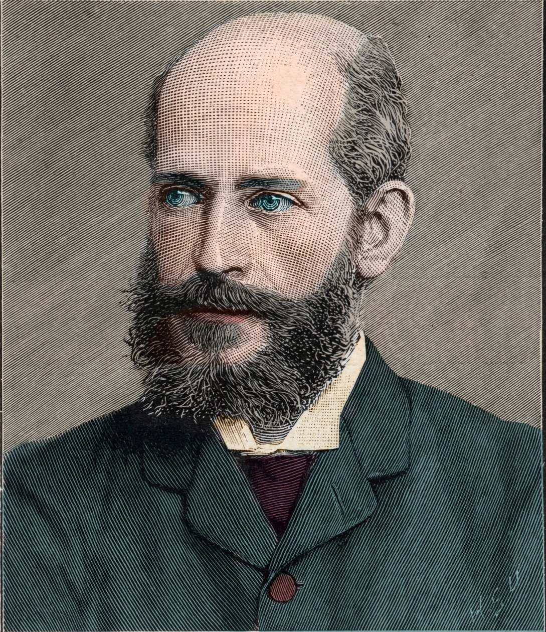 Ferdinand James Anselm Freiherr von Rothschild (1839-1898) angol műgyűjtő portréja. 1898 alkotó: French School