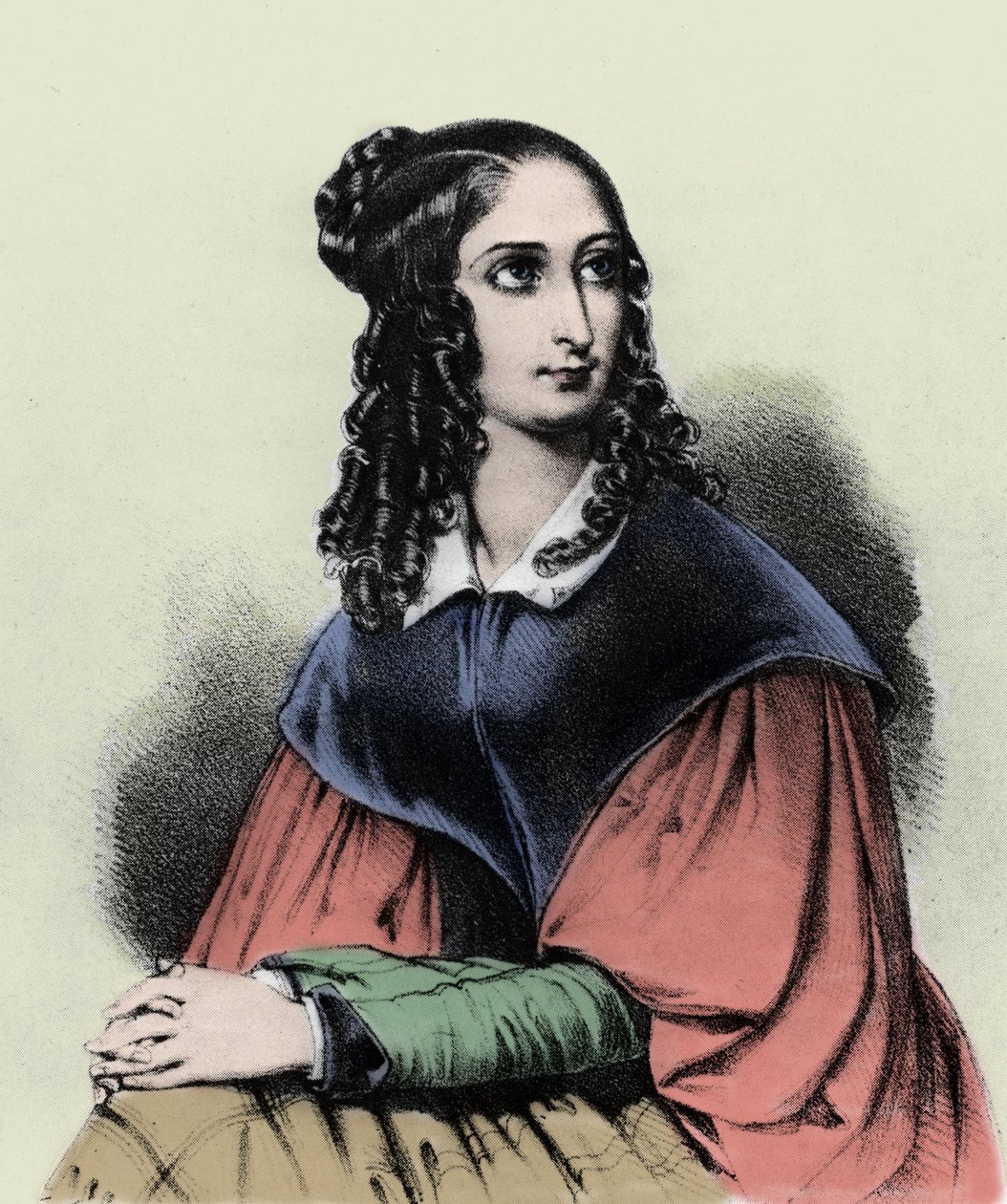Flora Tristan, Gauguin nagymamája portréja, 1839 alkotó: French School