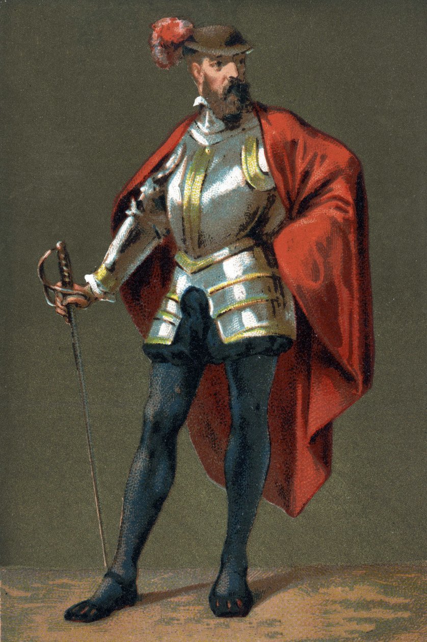 Francisco Pizarro portréja (Francois Pizarro alkotó: French School