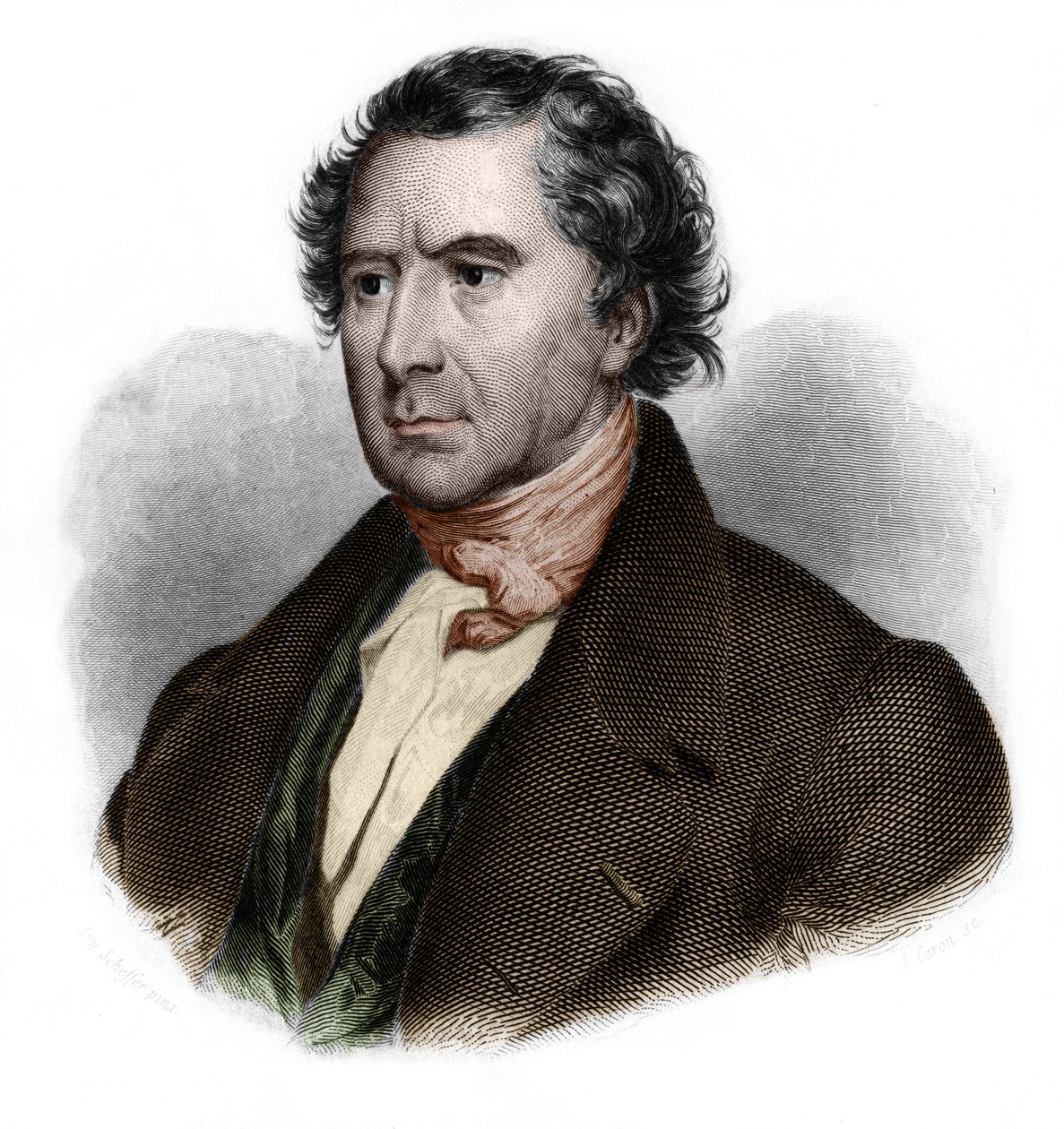 Francois Arago (1786-1853) francia matematikus, fizikus, csillagász és politikus portréja. Louis de Cormenin Timon „” LIBRE DES SporERS” című művében. 1842. Magángyűjtemény. alkotó: French School