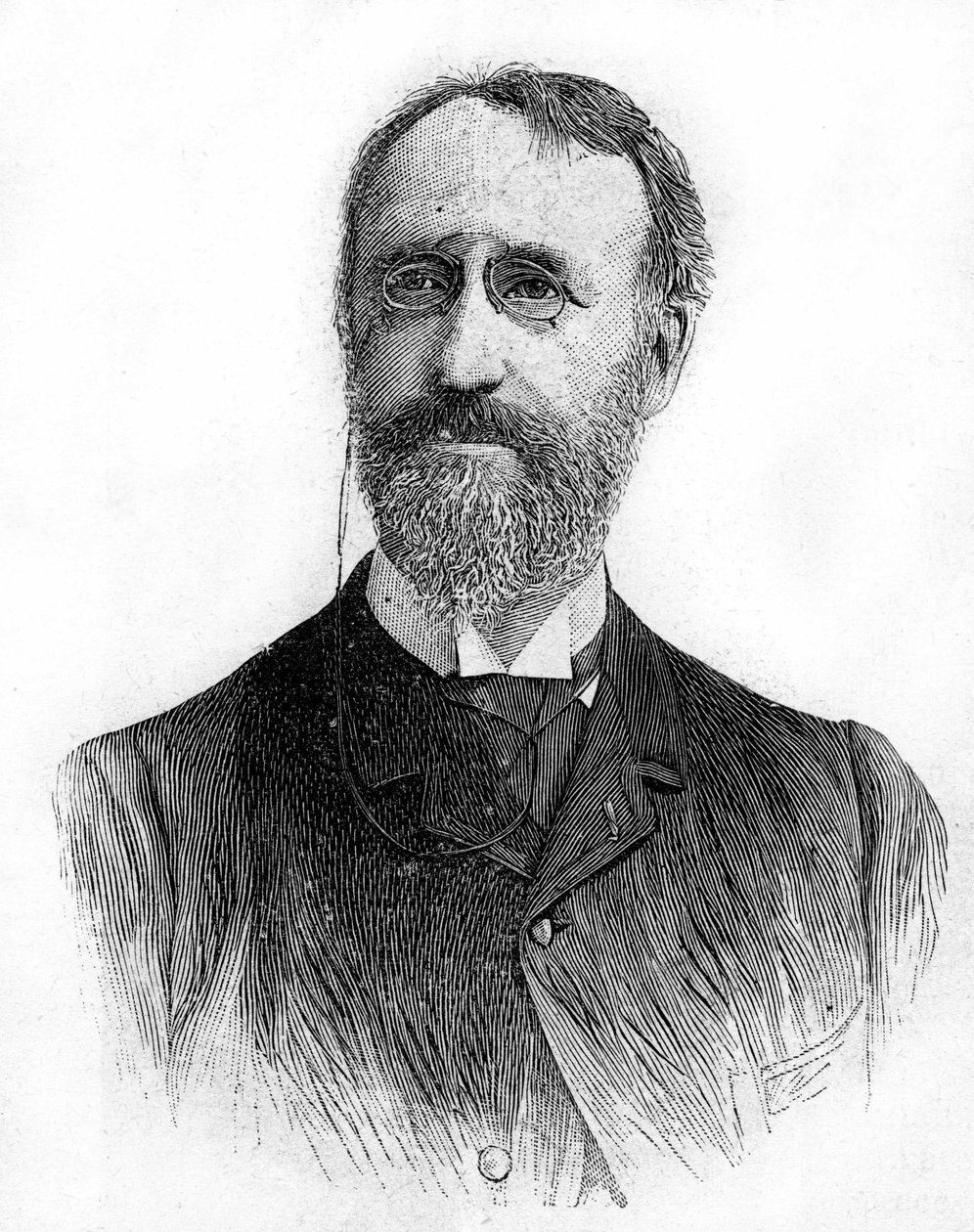 Francois Clement Theodore Dubois (1837 - 1924) francia zeneszerző portréja. alkotó: French School