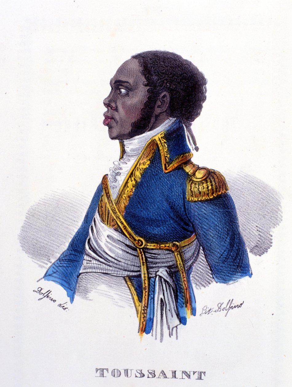 Francois Dominique Toussaint portréja, „Toussaint-Louverture” néven (Toussaint Louverture) alkotó: French School