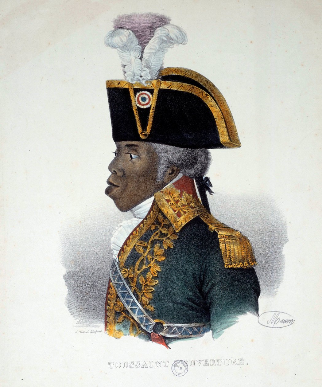 Francois Dominique Toussaint portréja, „Toussaint-Louverture” néven (Toussaint Louverture) alkotó: French School
