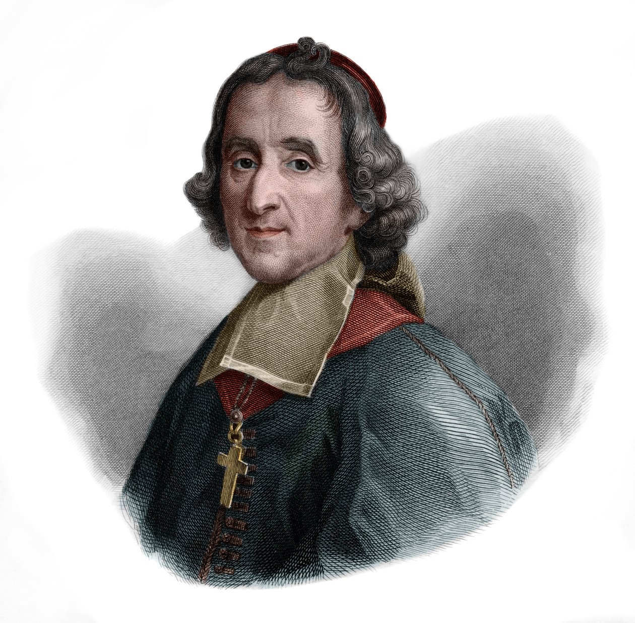 Francois Fenelon (1651-1715) francia katolikus érsek, teológus, költő és író portréja. alkotó: French School