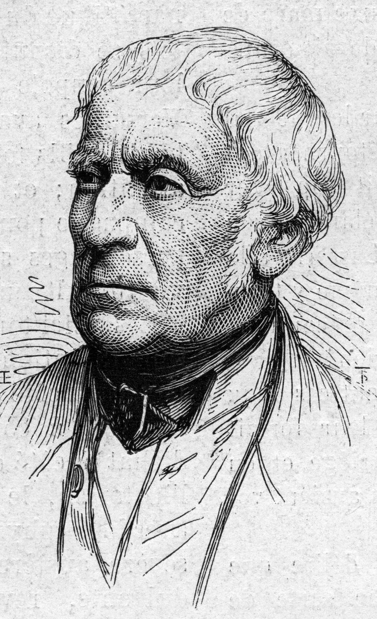 Francois Guizot (1787-1874) francia politikus, történész és akadémikus portréja. Metszet a „” Le Monde Illustré”” 883. számában, 1874. március 14. alkotó: French School