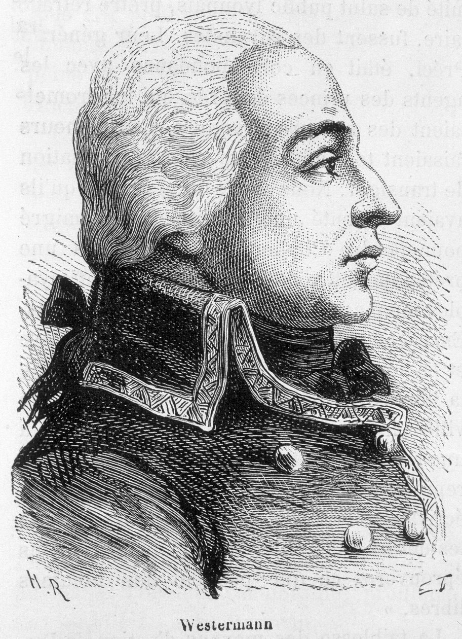 Francois Joseph Westermann, francais tábornok (1751-1794) portréja – Henri Martin „” L