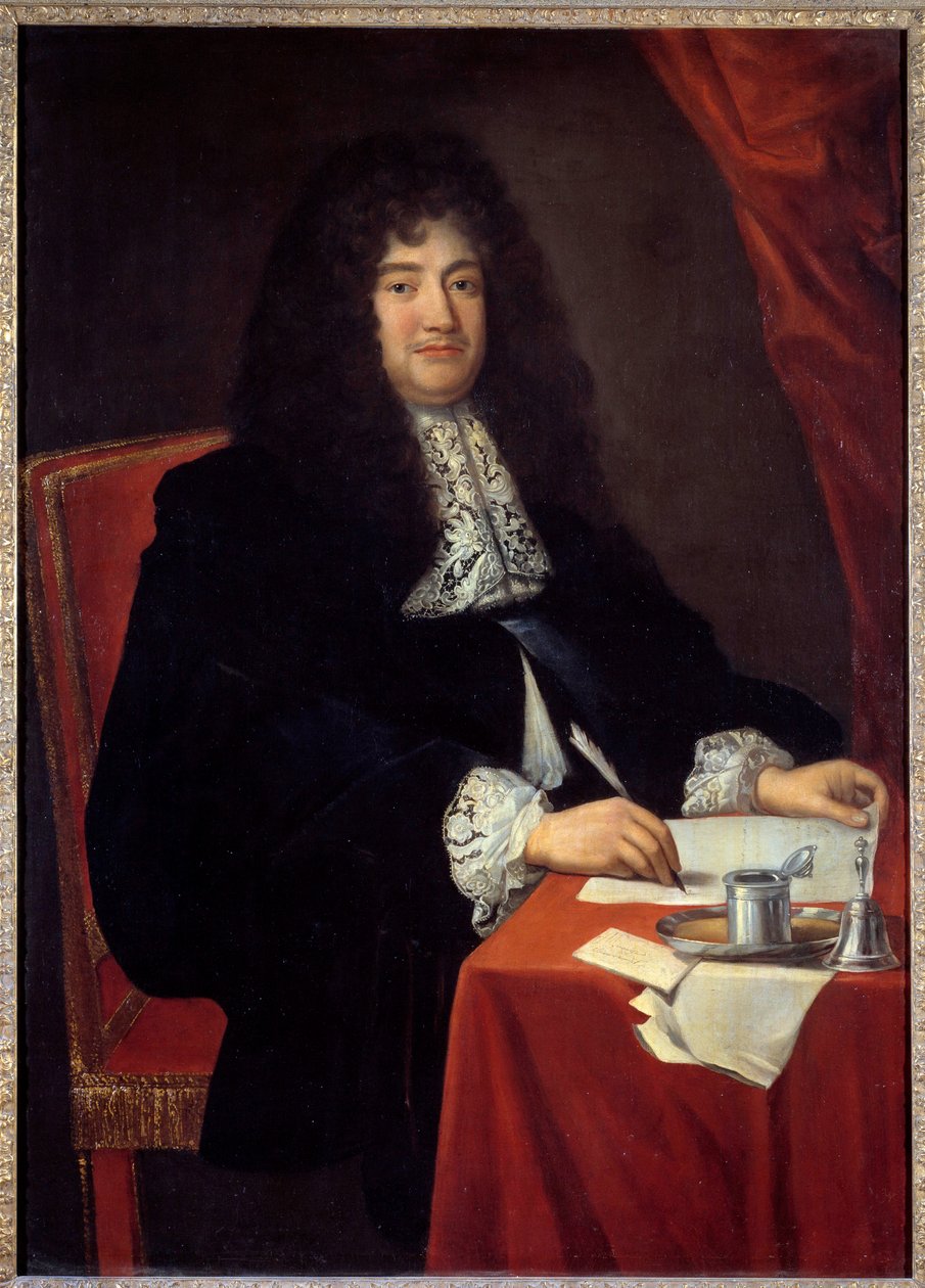 Francois Michel Le Tellier, de Louvois márki (1639 - 1691), francia politikus portréja. 17. századi névtelen festmény. Versailles-i Múzeum. alkotó: French School