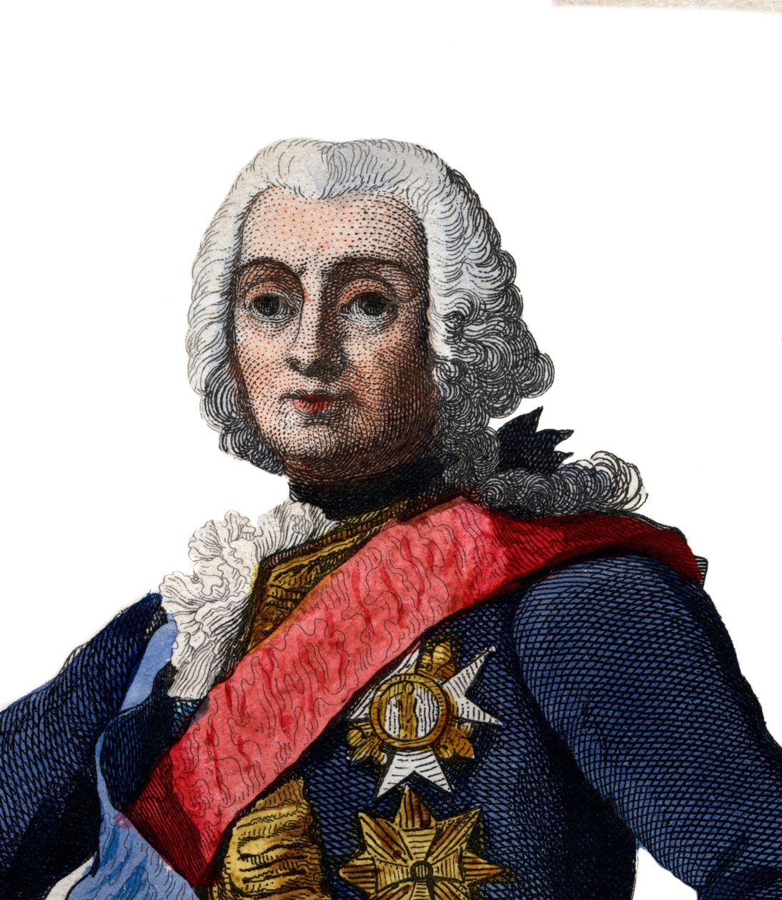 Francois de Chevert (1695-1769) francia tábornok portréja. alkotó: French School
